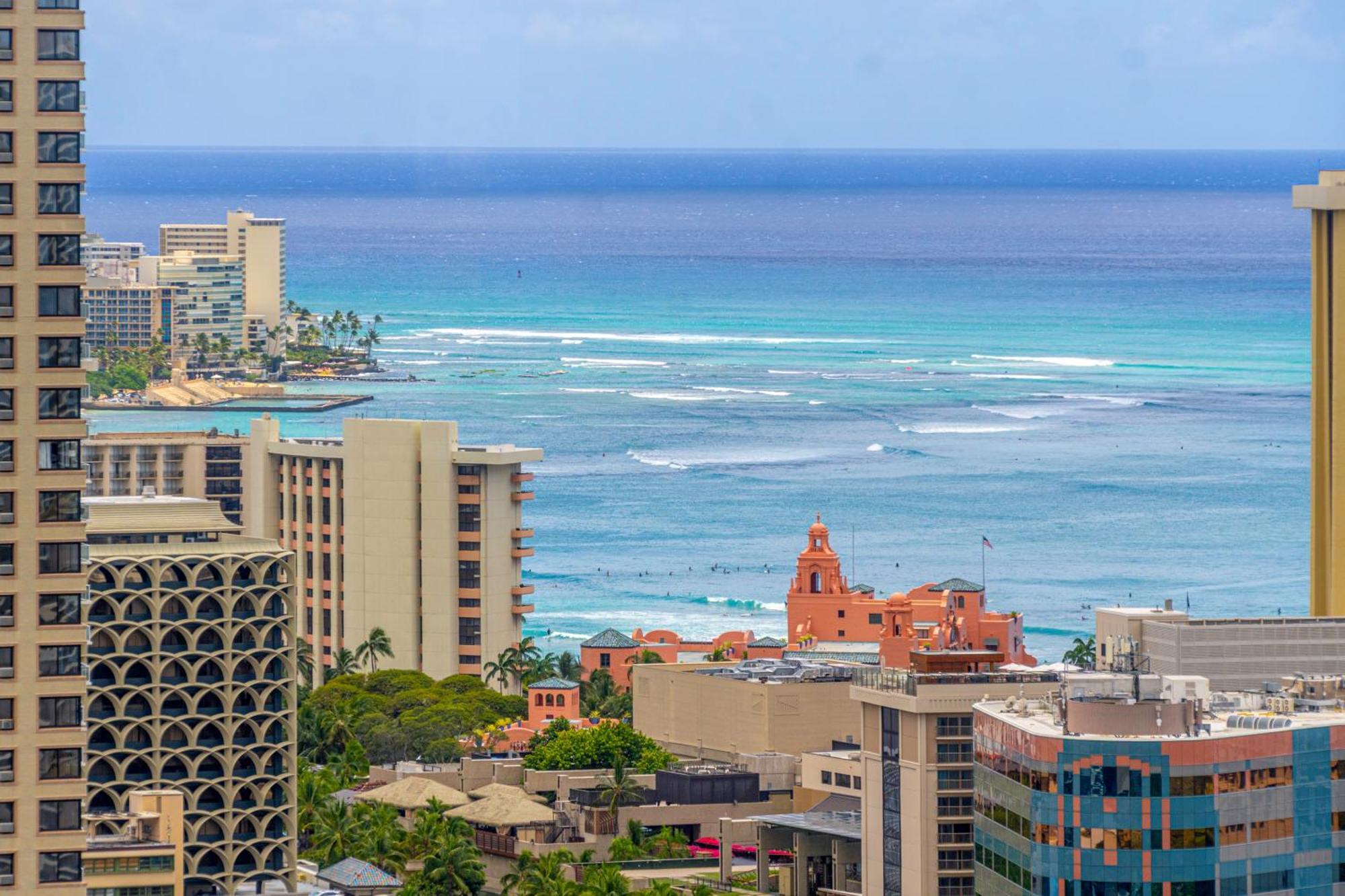 Апартаменты Hawaiian Monarch Penthouse 402 Гонолулу Экстерьер фото